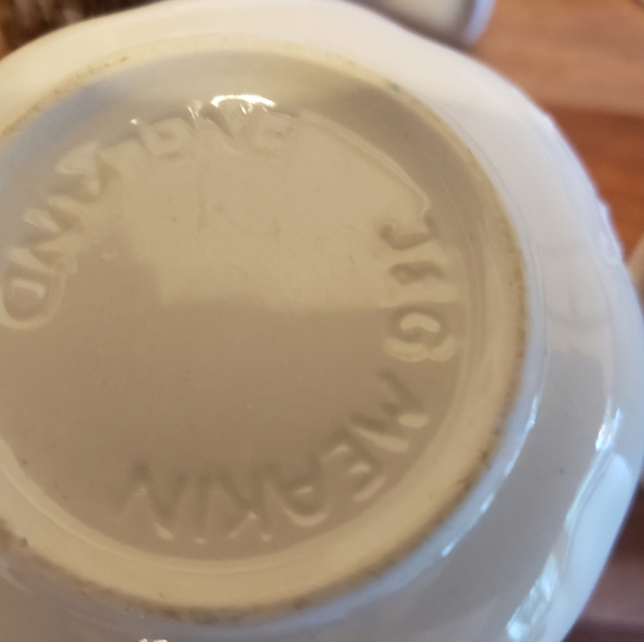 Set Of 4 Royal Staffordshire J & G Meakin Brown Transferware Cup Cattle Cottage - Picture 5 of 10